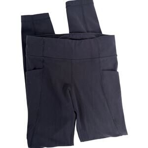 Athleta Girl Navy Blue Athletic Leggings Size Large (12)